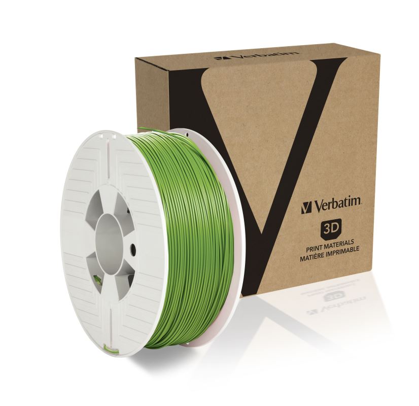 Verbatim PLA struna 1,75 mm pro 3D tiskárnu, 1kg, Zelená (GR1) 0023942553243