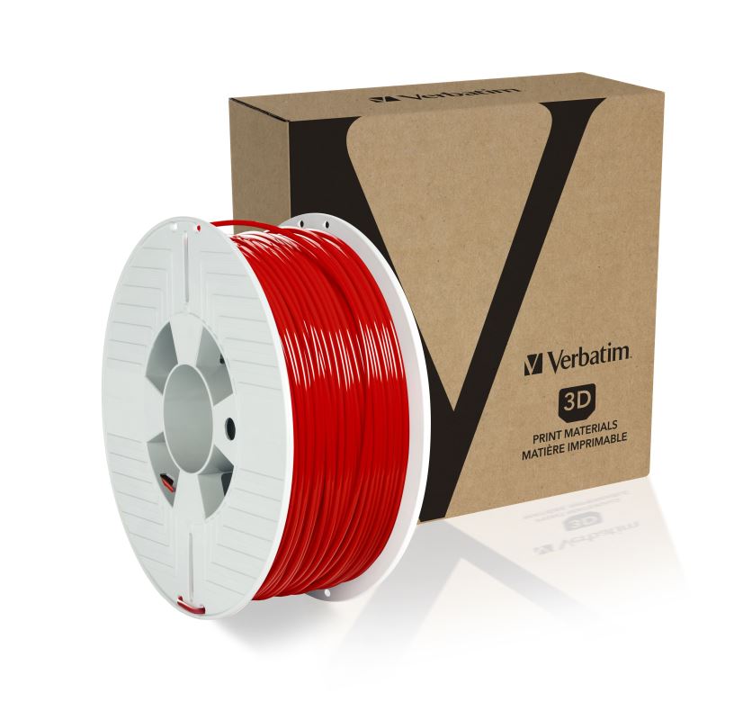 Verbatim PLA struna 2,85 mm pro 3D tiskárnu, 1kg, Červaná (RD1) 0023942553304