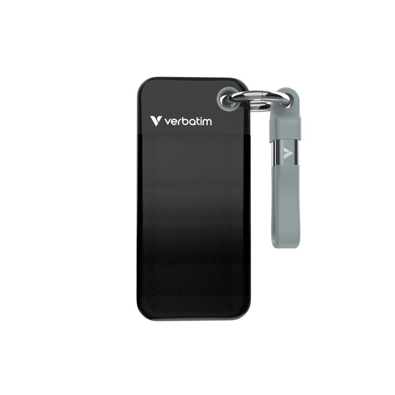 Verbatim Pocket SSD 2TB USB 3.2 Gen 2, externí Solid State Drive, černá/šedá 0023942321941
