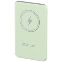 VERBATIM Powerbanka Charge 'n' Go, Magnetická, 5000 mAh, USB-C, Zelená 32241