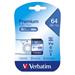 Verbatim SECURE DIGITAL XC Class 10 / UHS1 64GB (SDXC) CARD 44024