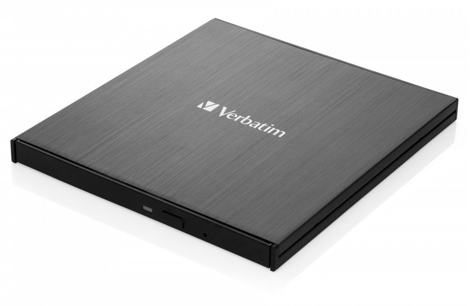 Verbatim Slimline Blu-ray napaľovačka, USB 3.1 s USB-C, externá, čierna 43889