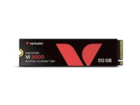 VERBATIM SSD Vi3000 Internal PCIe NVMe M.2 SSD 512GB , W 2500/ R 3300 MB/s 49374-837