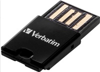 VERBATIM Tablet microSDHC C10/U1 with USB reader 16GB (R:45MB/s, W:10MB/s) 44058