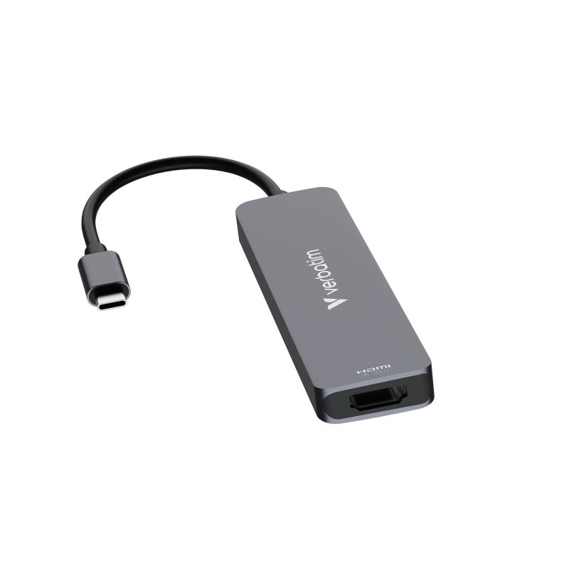 Verbatim USB-C Essentials Multiport Hub 6 Port, HDMI, USB-A, USB-C, SD/microSD čtečka 0023942321569