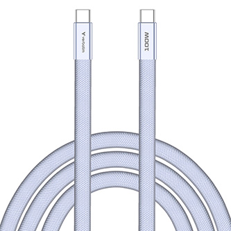 Verbatim USB-C kábel SoftTouch USB C samec - USB C samec, 100W, 1.2m, Fialová, box, 30278