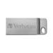 Verbatim USB flash disk, 2.0, 16GB, Store,N,Go Metal Executive, strieborný, 98748