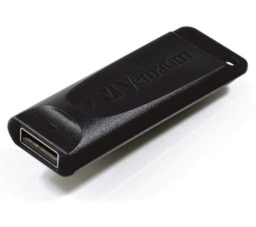Verbatim USB flash disk, 2.0, 64GB, Slider, čierny, 98698
