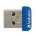 Verbatim USB flash disk, 3.0, 32GB, NANO Store,N,Stay, modrý, 98710