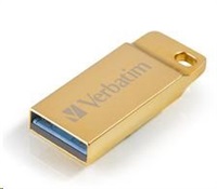 Verbatim USB flash disk, 3.0, 32GB, Store,N,Go Metal Executive, zlatý, 99105