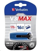 Verbatim USB flash disk, 3.0, 32GB, Store ,n, Go V3 MAX, modrý, 49806