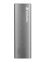 VERBATIM Vx500 EXTERNAL SSD Drive 480GB silver USB-C 47443