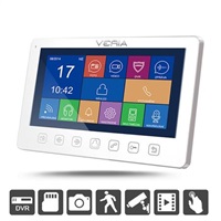 VERIA 7076B bílý LCD monitor videotelefonu LCD-VERIA-7076B