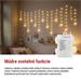 Vianočná LED girlanda – hviezdy, 1,7 m, 3x AA, do interiéru, teplá biela, časovač 8592920159231