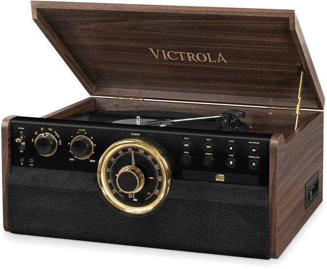 Victrola VTA-270B Gramofon hnědý 5060647650131