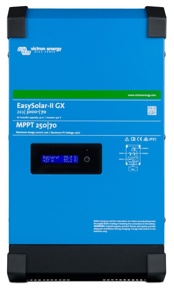 Victron EasySolar-II 24/3000/70-32 MPPT 250/70 GX hybridní solární jednotka PMP242307010