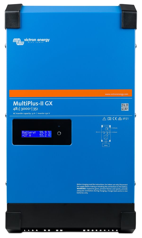 Victron MultiPlus-II GX hybridní měnič 48V/3000VA/35A-32A PMP482306000