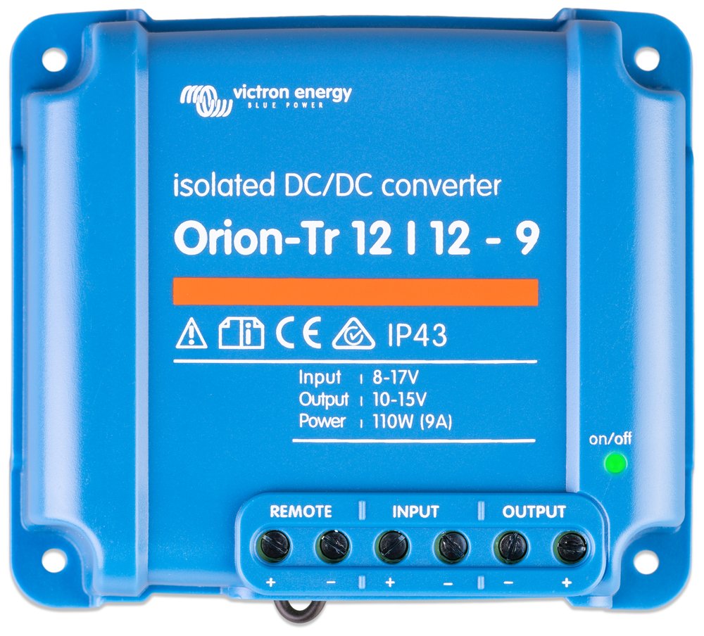 Victron Orion-Tr 12/12 V-9 A (110 W) DC-DC konvertor, izolovaný, IP43 ORI121210110