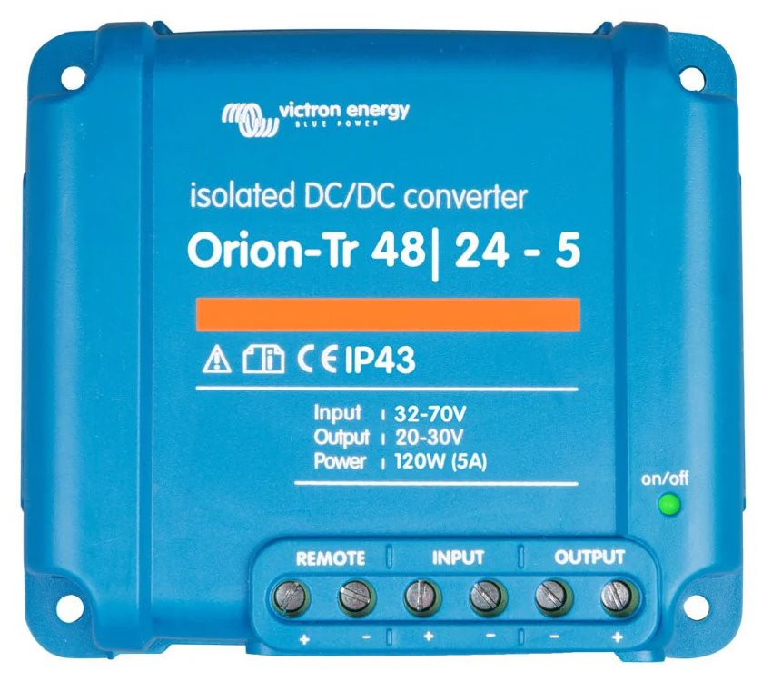 Victron Orion-Tr 48/24V-5A (120W) DC-DC konvertor, Izolovaný, IP43 ORI482410110