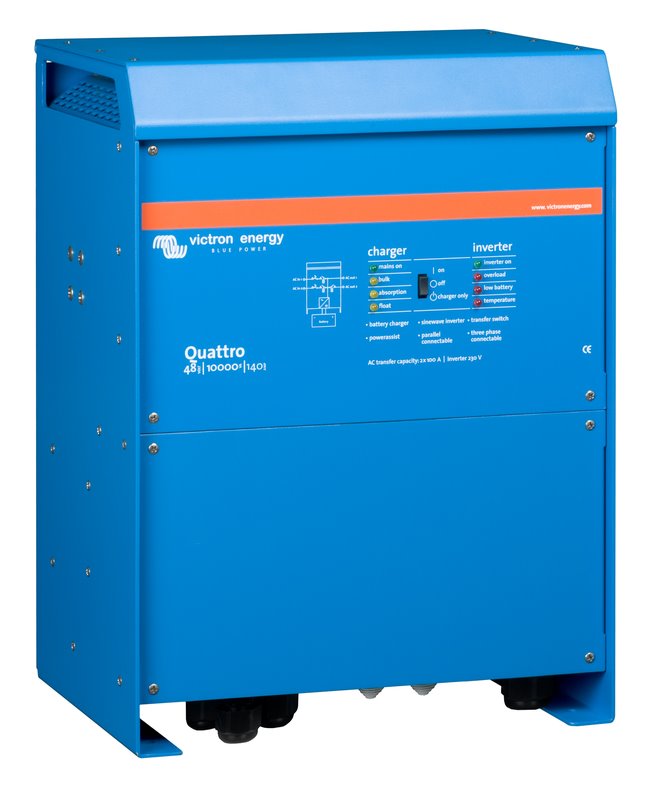 Victron Quattro měnič/nabíječ 48V/10000VA/140A-100A/100A QUA481030010