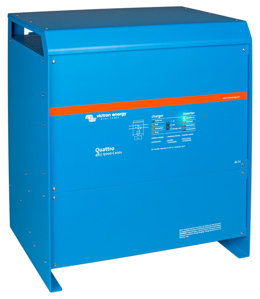Victron Quattro měnič/nabíječ 48V/15000VA/200A-100A/100A QUA483150000