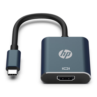 Video adaptér, DHC-CT202, USB C M - HDMI F, čierny, Hewlett-Packard 8TH72AA
