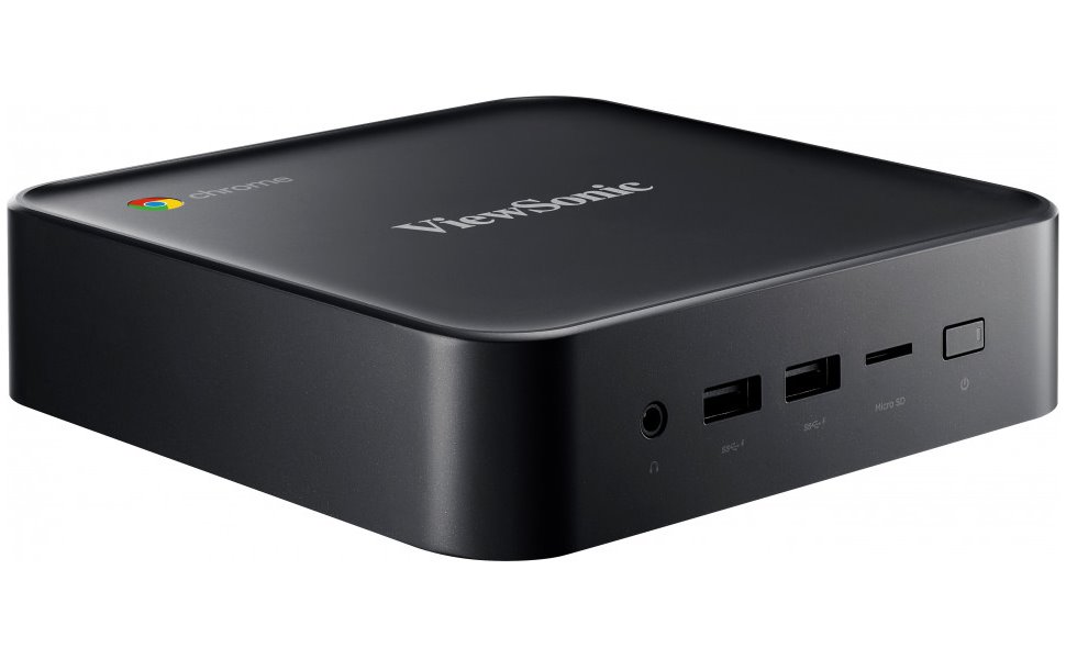 Viewsonic OPS PC Chromebox, Intel Celeron 5205U, Chrome OS, 64GB ROM/8GB RAM,HDMI-out x2, uSD card x1,RJ45 x1, US NMP760