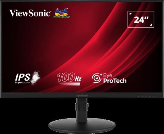 ViewSonic VA2408-HDJ / 23,8"/ IPS/ 16:9/ 1920x1080/ 5ms/ 100Hz/ 250cd/m2/ HDMI / VGA / DP / výšk. nast.