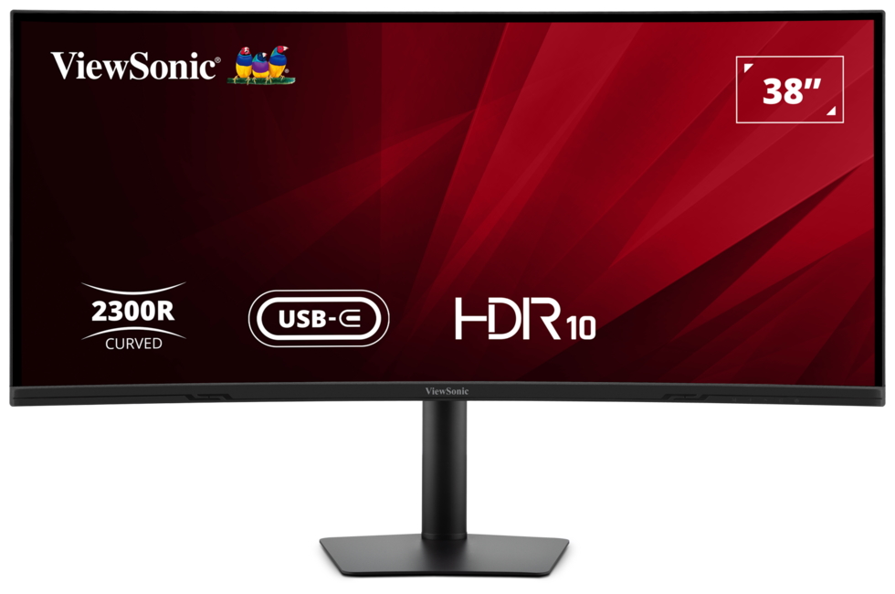ViewSonic VA3820C '38" 21:9 3840 x 1600, SuperClear® IPS zakřivený monitor, 2 HDMI,DP,USB,USB-C 96W, speakers,výš. nast