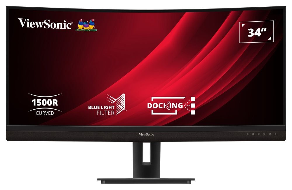 Viewsonic VG3456C 34" Curved Panel VA UWQHD/3440x1440/3000:1/5ms/HDMI/DP/USB-C/USB-A,B/LAN/VESA/Repro
