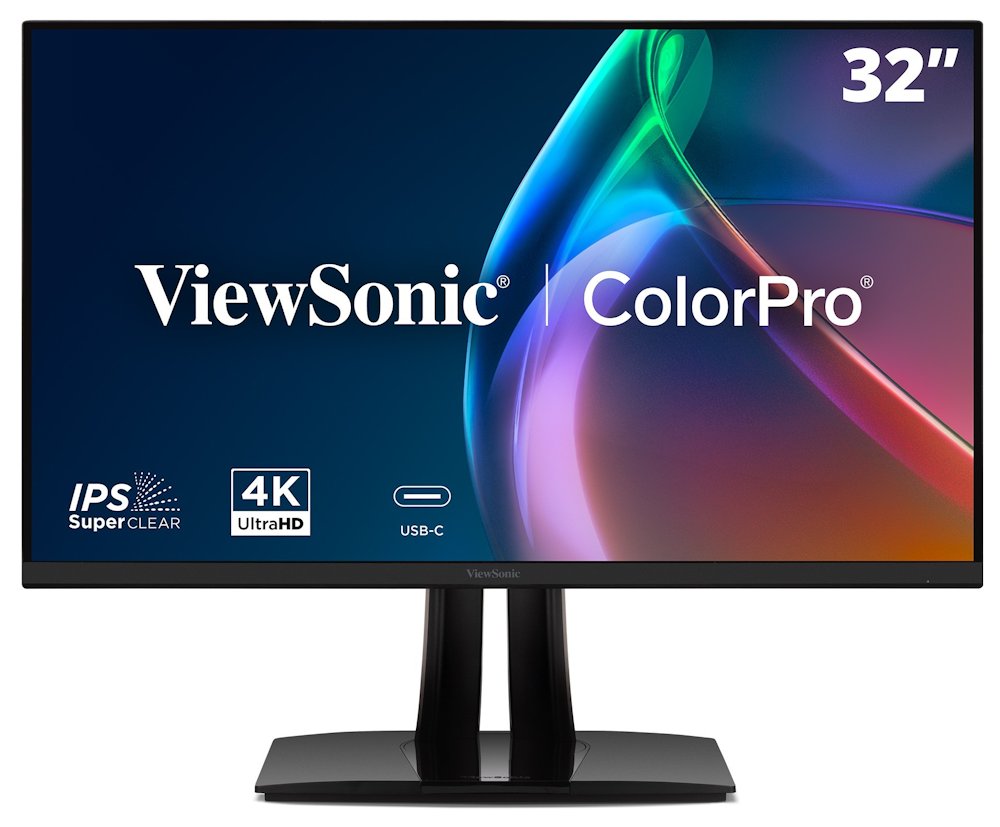 ViewSonic VP3256-4K / 32"/ IPS/ 16:9/ 3840x2160/ 5ms/ 350cd/m2/ DP/ HDMI/ 2xUSB-A/ USB-B / USB-C PD-100W/ PIV VP3256A-4K