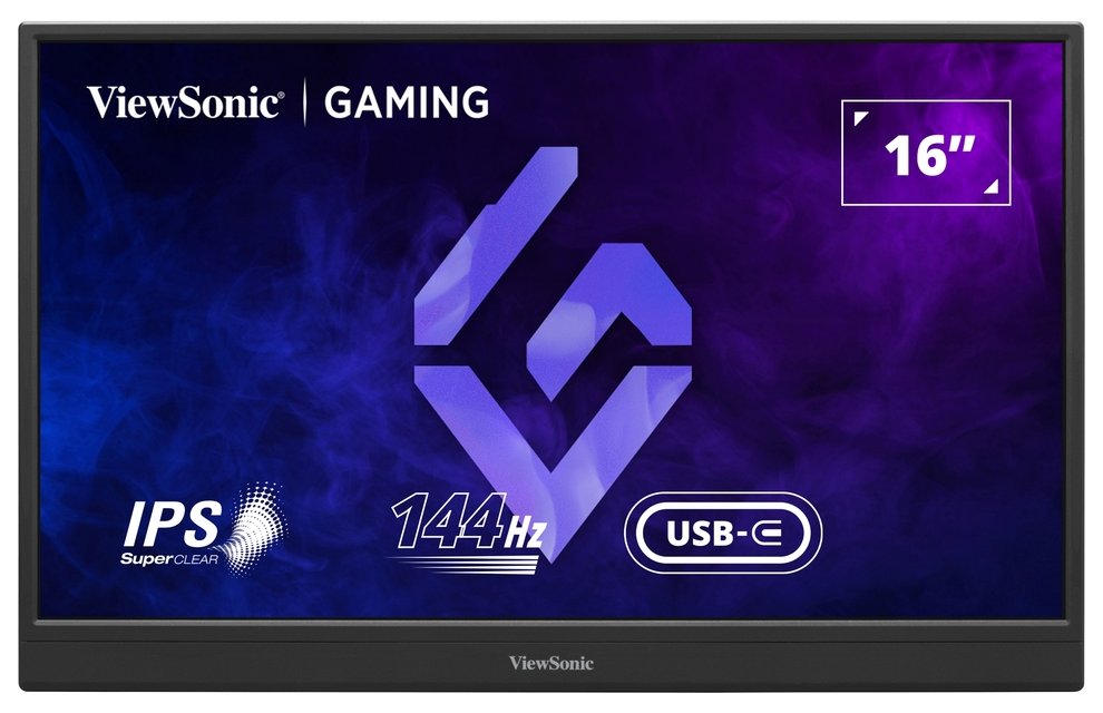 Viewsonic VX1654 16" přenosný herní IPS/1920x1080@144Hz/4,67ms/250cd/miniHDMI/2xUSB-C/Repro