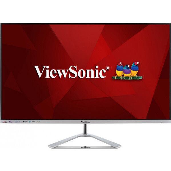 ViewSonic VX3276-4K-MHD-2 32" 16:9, 3840 x 2160 VA monitor,60Hz,8 bit colour, 2 HDMI, DP, Mini DP, speakers. stříbrný