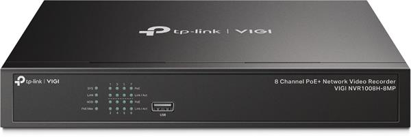 VIGI NVR1008H-8MP 8 Channel PoE Network Video Recorder