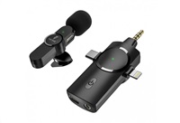 Viking bezdrátový mikrofon s klipem M360, konektor USB-C / Lightning / 3,5 mm jack VM3603IN1