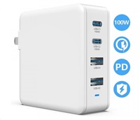 Viking nabíječka USB GaN 100W, podpora PD3.0 a QC4+, bílá VCH100PD