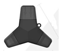 Viking USB Flash disk 3.0 4v1 s koncovkou Lightning/Micro USB/USB/USB-C, 128 GB, černá VUFII128B