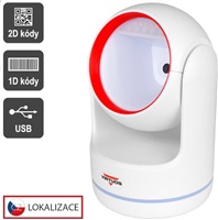 Virtuos CCD 2D čtečka Virtuos HT-861A, stacionární, USB, bílá EHE0010