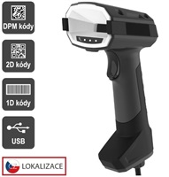 Virtuos DPM CCD 2D čtečka Virtuos HT-880DPM, USB, tmavě šedá EHE0014