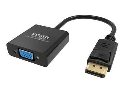 Vision Professional - Adaptér DisplayPort - DisplayPort (M) do HD-15 (VGA) (F) - černá TC-DPVGA/BL