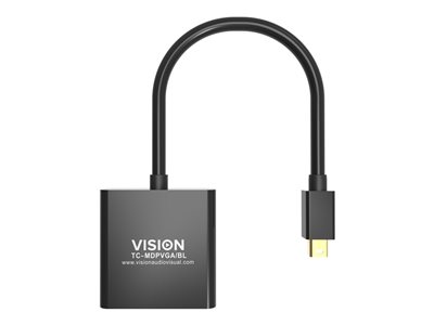 Vision Professional - Kabel obrazovky - Mini DisplayPort (M) do HD-15 (VGA) (M) - černá TC-MDPVGA/BL