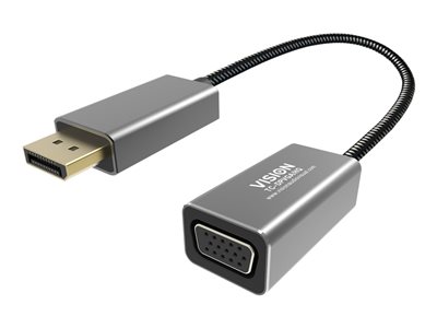 Vision Professional Premium Braided - Adaptér DisplayPort - DisplayPort (M) do HD-15 (VGA) (F) - še TC-DPVGA/HQ