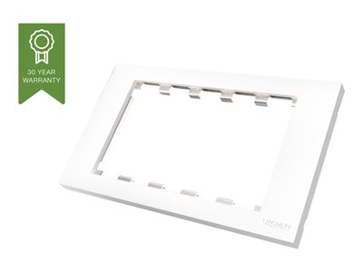 VISION TechConnect 3 2-Gang UK Surround - Kryt zásuvky - bílá - 2 soupravy TC3 SURR2G