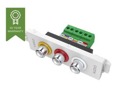 VISION TechConnect 3 3-Phono module - Přichycení talíře modulárního zařízení - RCA X 3 TC3 3PHO
