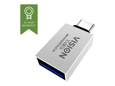 Vision - USB adaptér - USB-C (M) do USB typ A (F) - USB 3.1 Gen 2 - bílá TC-USBC3A