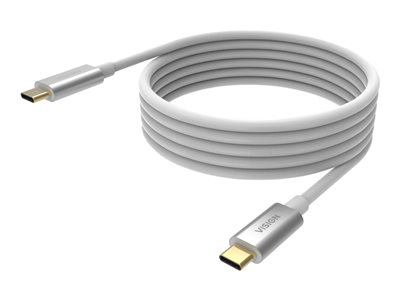 Vision - USB kabel - USB-C (M) do USB-C (M) - USB 3.1 Gen 1 - 3 A - 4 m - bílá TC 4MUSBC