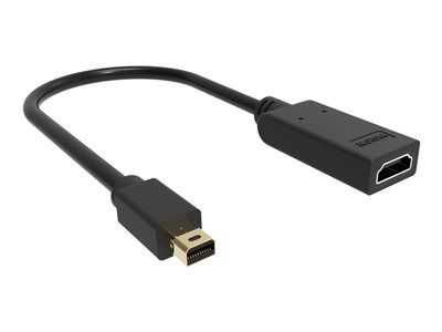 VISION - Video adaptér - DisplayPort / HDMI - Mini DisplayPort (M) do HDMI (F) - černá - podporuje TC-MDPHDMI/BL