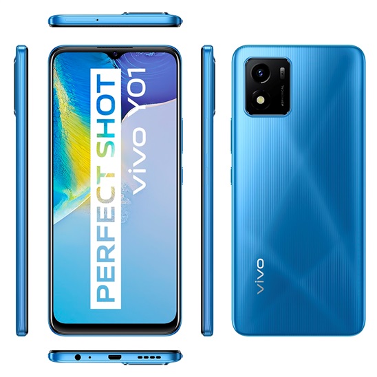 VIVO Y01 3+32GB Sapphire Blue 6935117844107