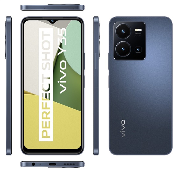 Vivo Y35 8+256GB Starlite Blue 6935117855639