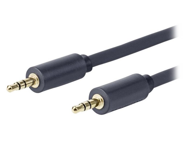 Vivolink 3.5mm Cable Male to Male, 1.5m, Black PROMJ1.5